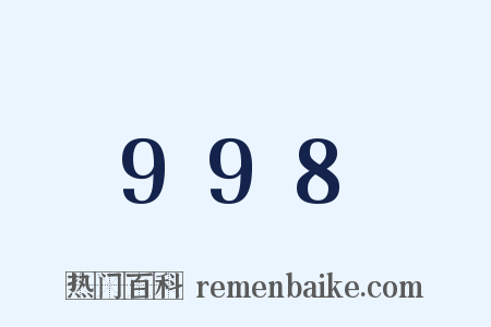 998是什么意思的图片